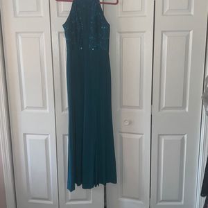 *NWOT* NW NightWay. high slit. shimmering evening dress